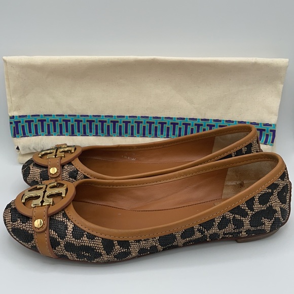 Tory Burch animal print ballerina flats - Picture 2 of 7
